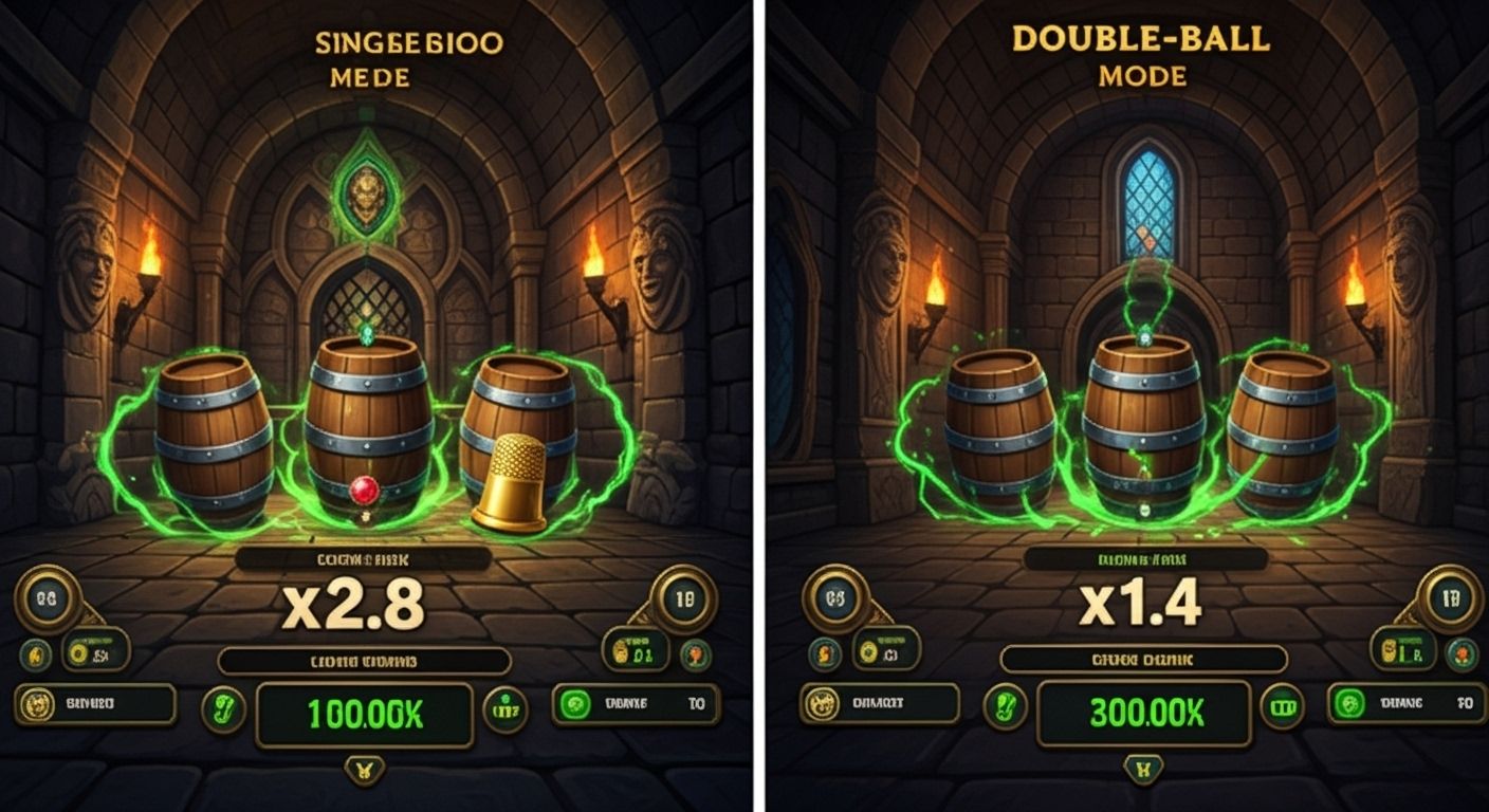 Comparison of single-ball and double-ball modes with multipliers