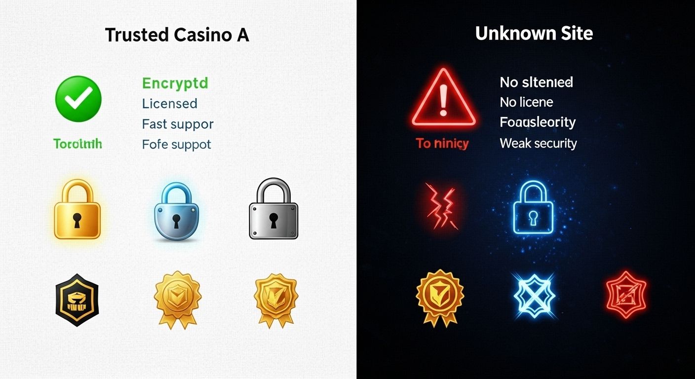 Comparison of trusted vs. insecure casino platforms for Thimbles