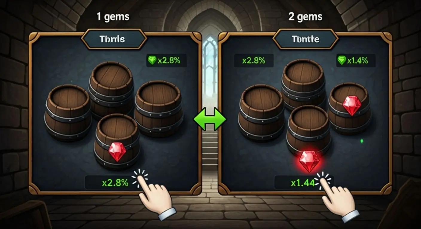 beginner practicing thimbles demo play on laptop with strategy icons